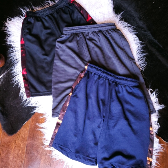 Real Essentials Other - Lot 3 boys mixed athletic shorts SZ M/L